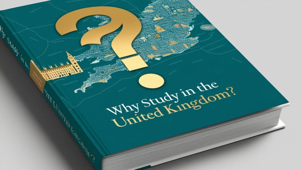 Why study in United Kingdom book with question mark